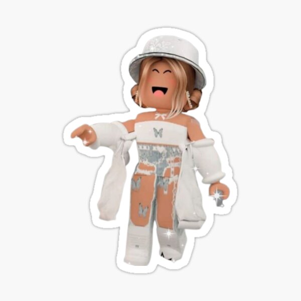 Aesthetic Roblox Girl Stickers for Sale