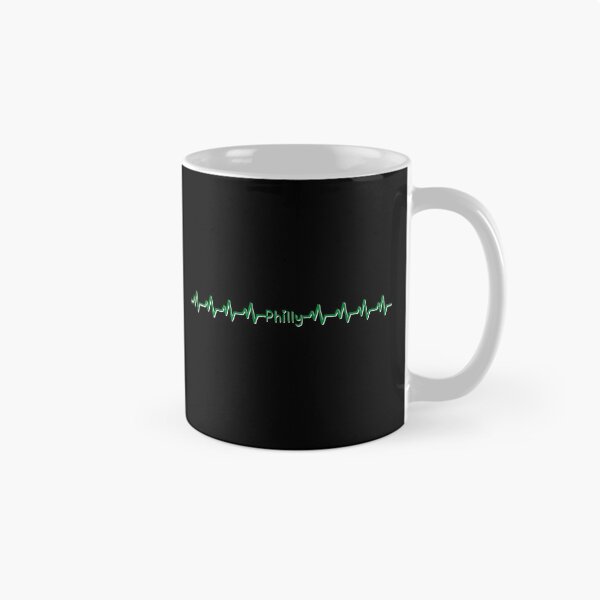 Item preview, Philly Heartbeat | I love Philadelphia | Philadelphia Football | Love | Text Based | Dark Background designed and sold by SidefatSayings.