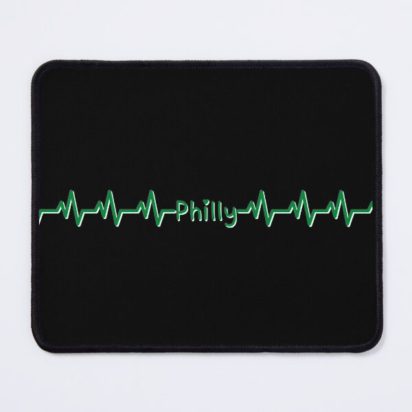 Item preview, Philly Heartbeat | I love Philadelphia | Philadelphia Football | Love | Text Based | Dark Background designed and sold by SidefatSayings.