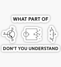 Electrical Engineer T-shirt Gift Funny Engineering Sarcasm Sticker