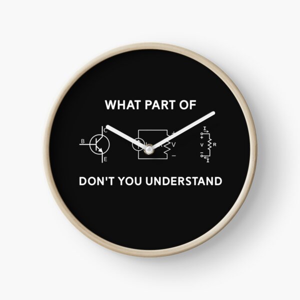 Electrical Engineer T-shirt Gift Funny Engineering Sarcasm Clock