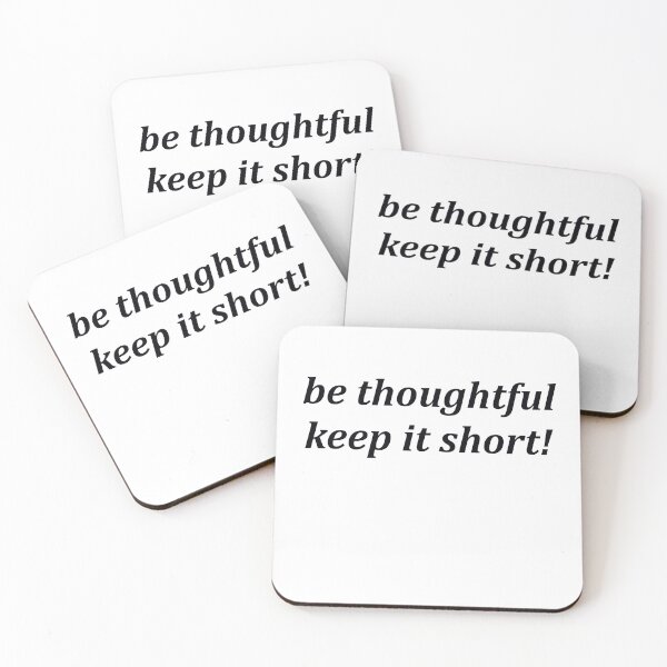 Item preview, Be thoughtful! designed and sold by Imagealien.
