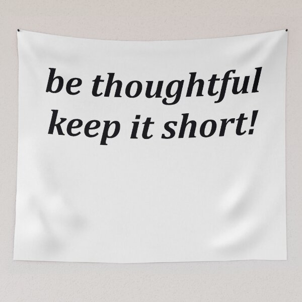 Item preview, Be thoughtful! designed and sold by Imagealien.