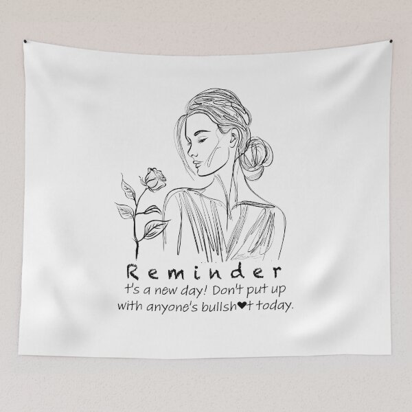 Item preview, Remember: Don't Put Up With Nonsense Quote designed and sold by Rocky Mountain Artistry.