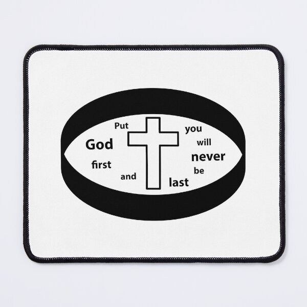 Item preview, T shirt, sticker and logo - Put God first and you will never be last designed and sold by Billium Halder.
