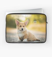 Welsh Corgi Puppy Laptop Sleeve