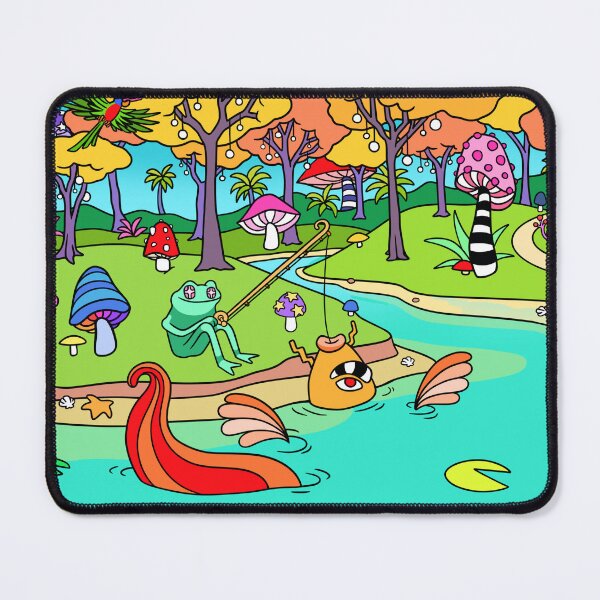 Item preview, Frog Fishing for Koi designed and sold by azzurroarts.