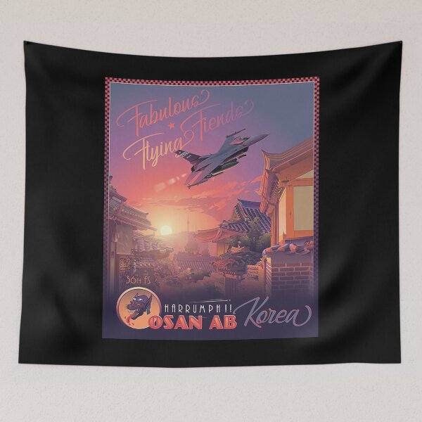 Item preview,  RETRO OSAN AB  KOREA F16 DESIGN REPLICA designed and sold by THE AMERICAN TEEVANGELIST.