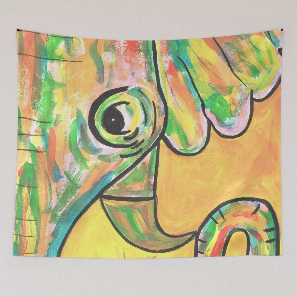 Item preview, Vibrant Elephant designed and sold by VibrantArtwork.