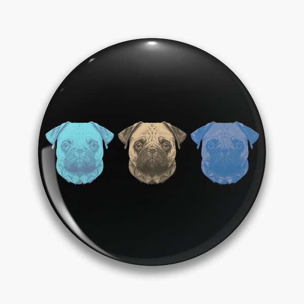 Item preview, Fawn Pug Geometric  designed and sold by The-Vault.