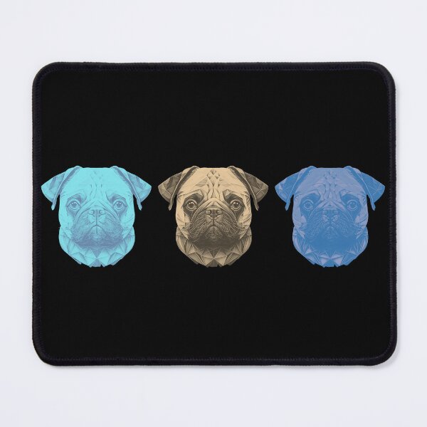 Item preview, Fawn Pug Geometric designed and sold by The-Vault.