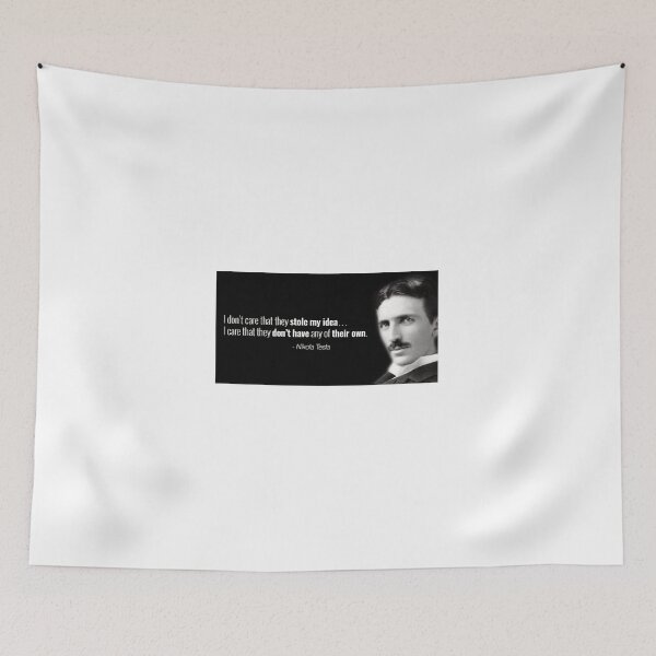Item preview, quote by nikola tesla designed and sold by aleister crowley.