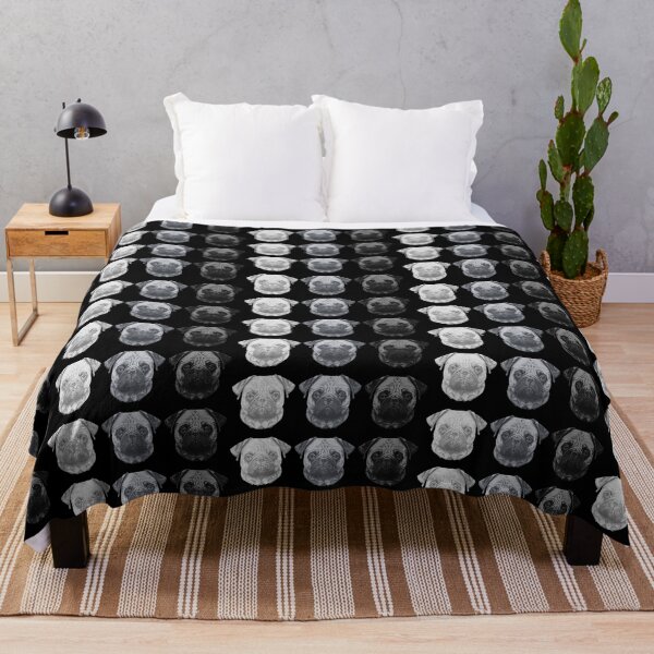 Item preview, Grey Pug Geometric designed and sold by The-Vault.