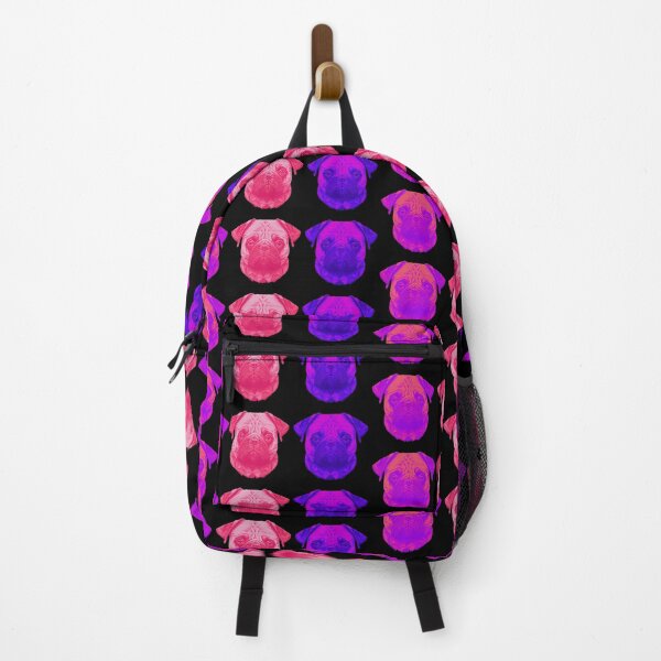 Item preview, Pug Geometric Pink & Purple designed and sold by The-Vault.