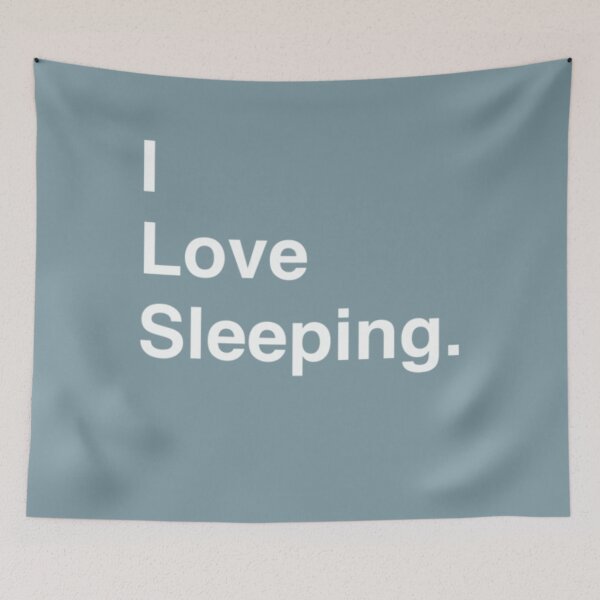 Item preview, I Love Video Sleeping Simple Text designed and sold by CoreyArms.