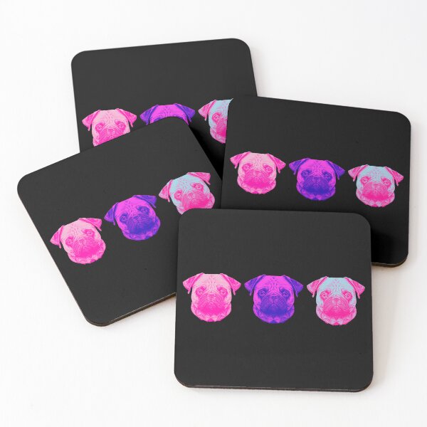 Item preview, Pug Geometric Neon designed and sold by The-Vault.