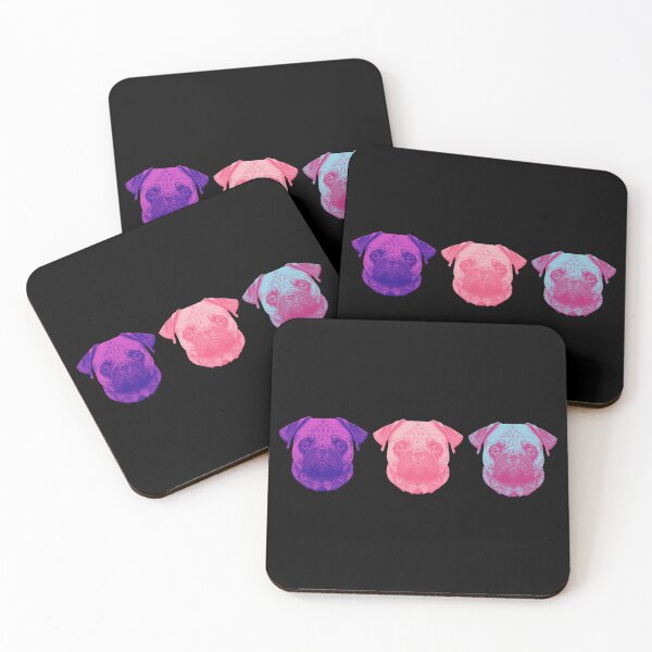 Item preview, Pug Geometric Colourful designed and sold by The-Vault.