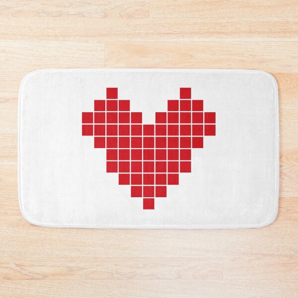 Item preview, Blocky Love Pixel Heart designed and sold by TM Selvam.
