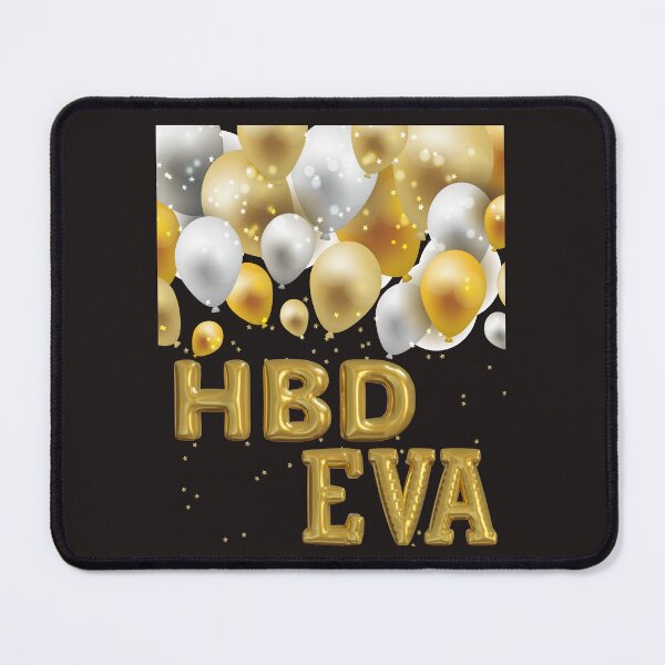 Item preview, Happy Birthday EVA, HBD Eva, alphabet Eva name, artistic Eva name,  designed and sold by Celebrationist.