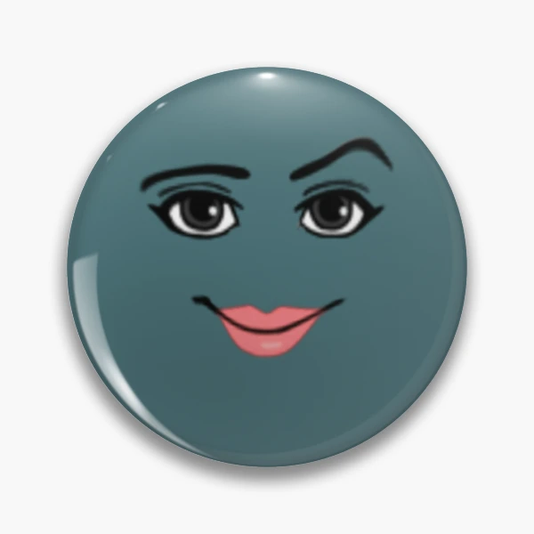 Roblox Woman face Pin for Sale by Flop Shop