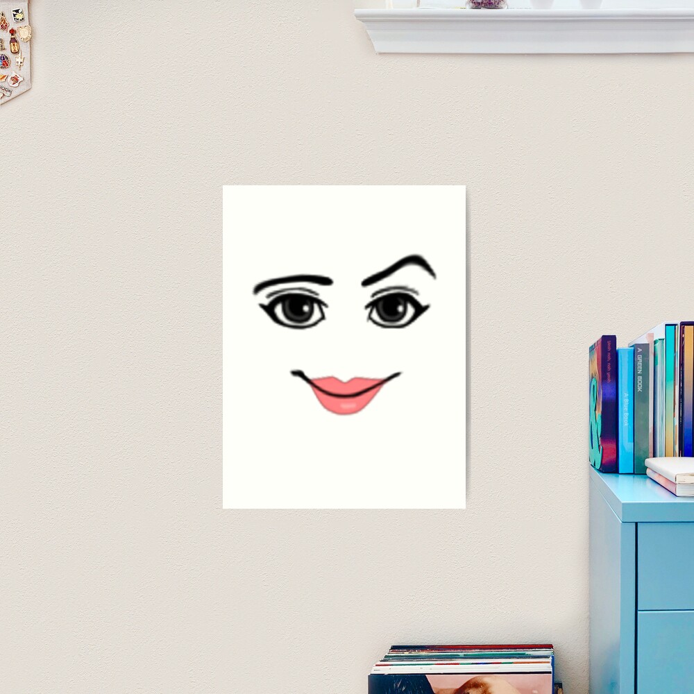 woman face roblox Art Board Print for Sale by CoreyArms