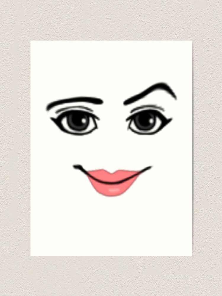 woman face roblox Greeting Card for Sale by CoreyArms