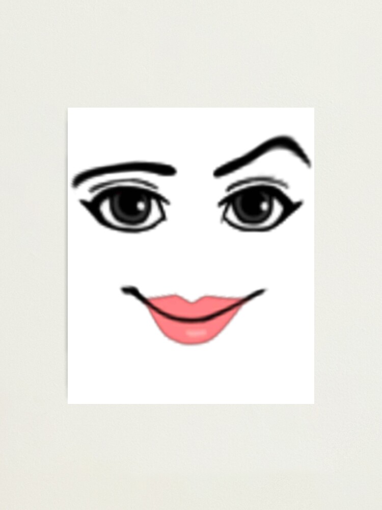 woman face roblox Photographic Print for Sale by CoreyArms