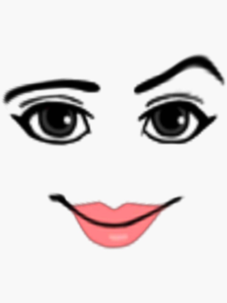 Roblox Woman Roblox Face Sticker - Roblox woman Roblox face - Discover &  Share GIFs