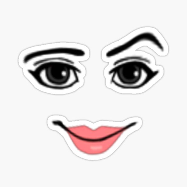 woman face roblox Sticker for Sale by CoreyArms in 2023