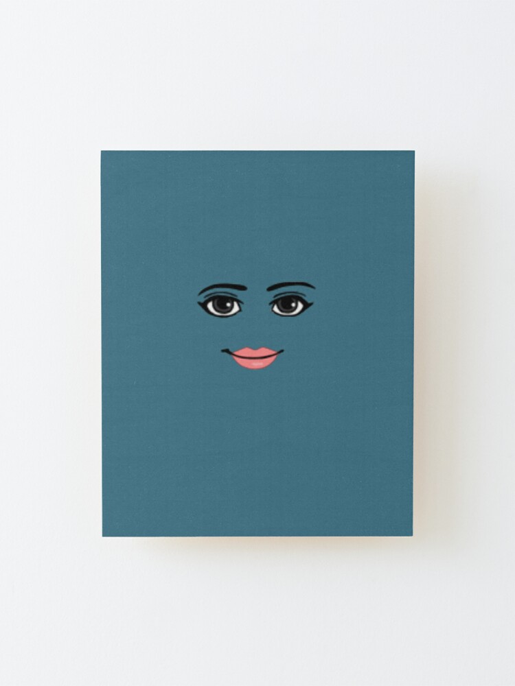 woman face roblox Art Print for Sale by CoreyArms