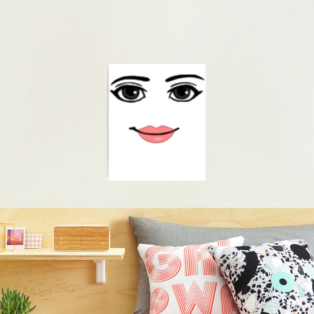 woman face roblox Photographic Print for Sale by CoreyArms