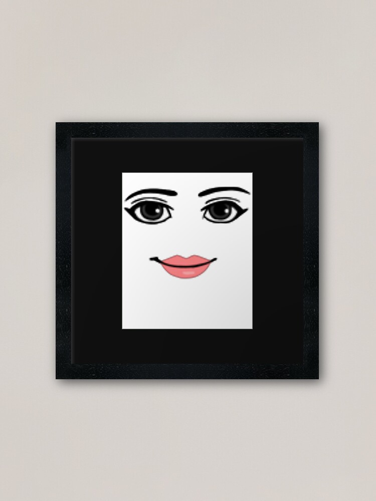 woman face roblox Metal Print for Sale by CoreyArms