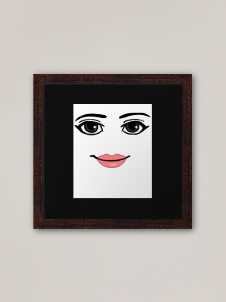 Roblox Woman Face Metal Prints for Sale