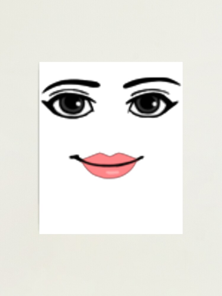 woman face roblox Photographic Print for Sale by CoreyArms