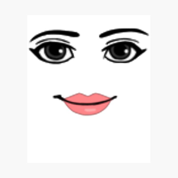 woman face roblox  Photographic Print for Sale by CoreyArms