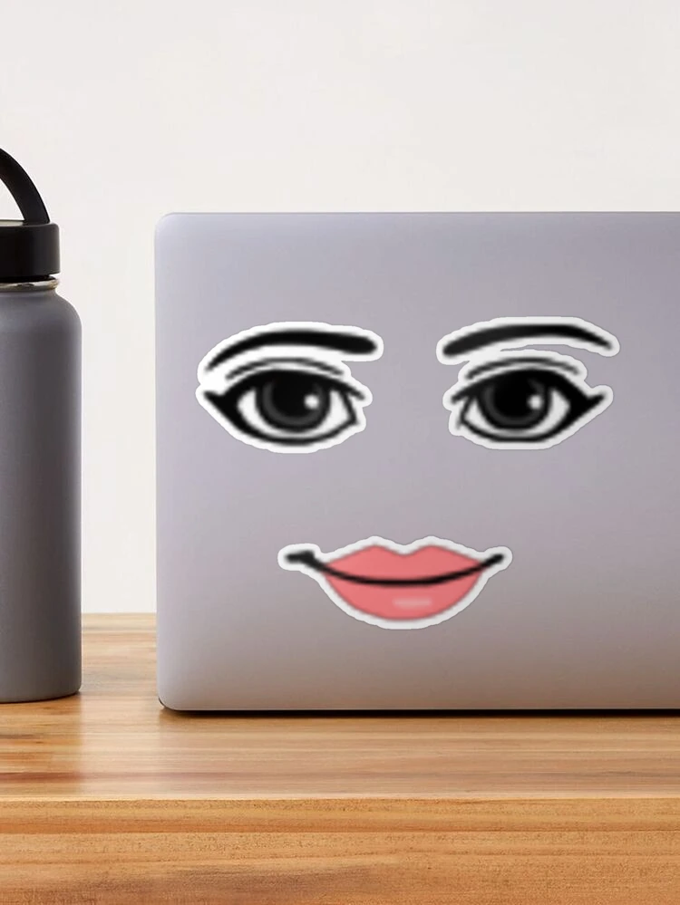 woman face Roblox Water Bottle