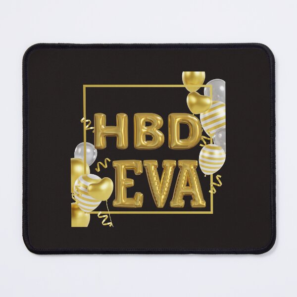 Item preview, Happy Birthday EVA, HBD Eva, alphabet Eva name, artistic Eva name,  designed and sold by Celebrationist.