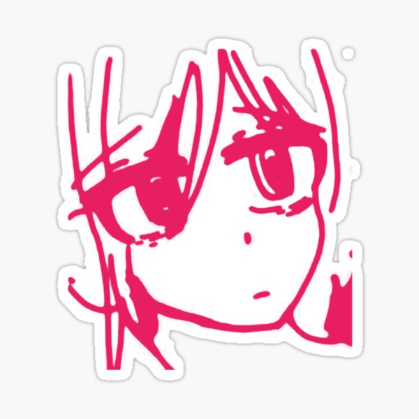 woman face roblox  Sticker for Sale by Agankunje