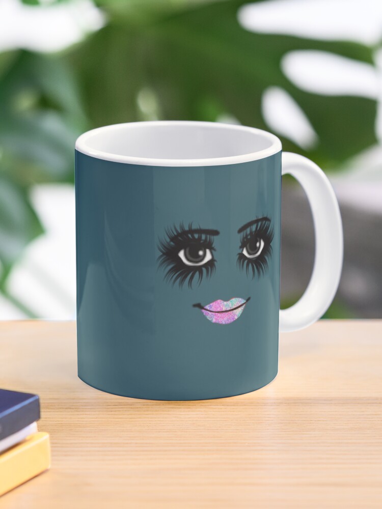 woman face Roblox Drinking Glass