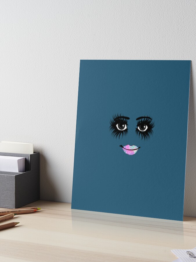 woman face roblox Art Board Print for Sale by CoreyArms