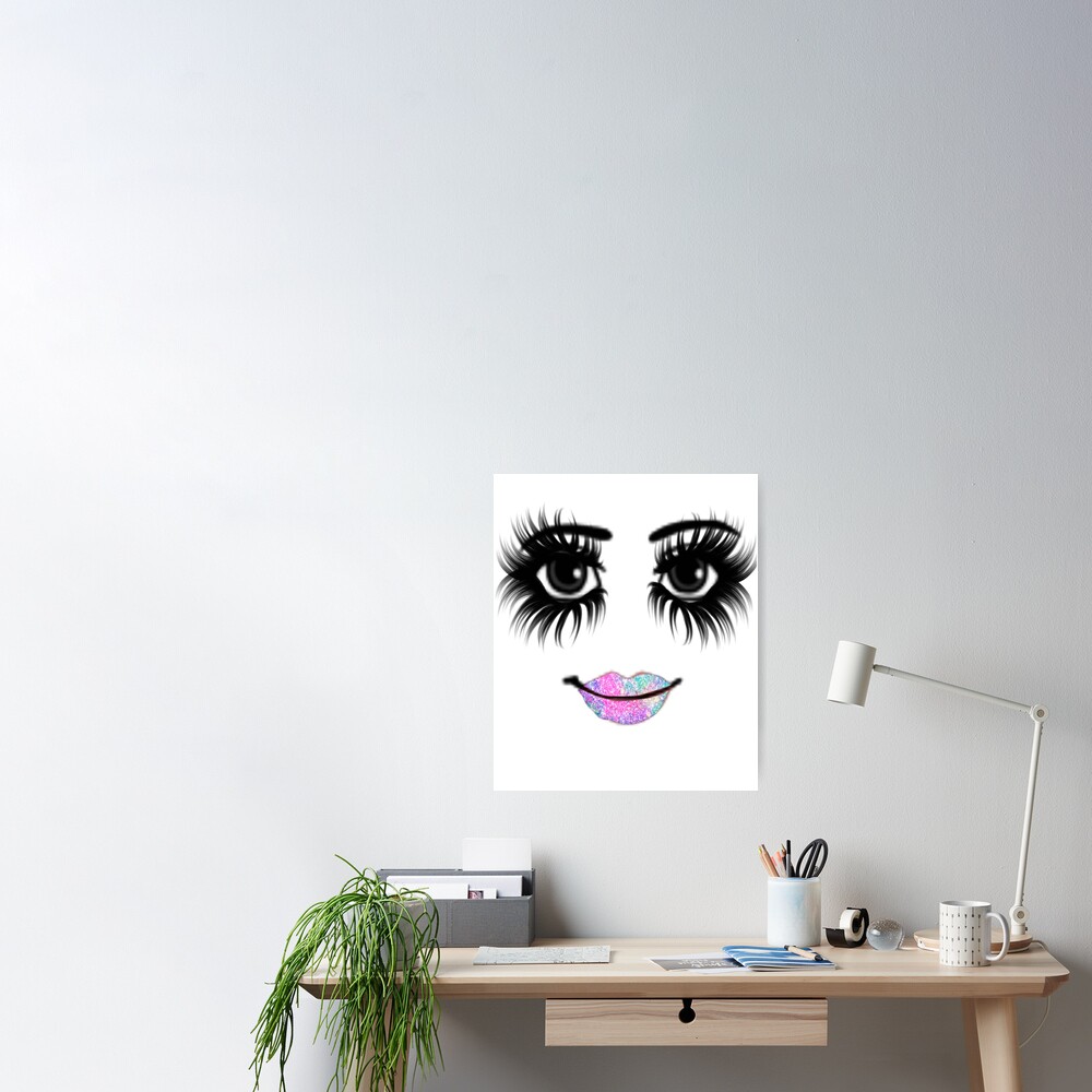 woman face roblox  Sticker for Sale by Agankunje