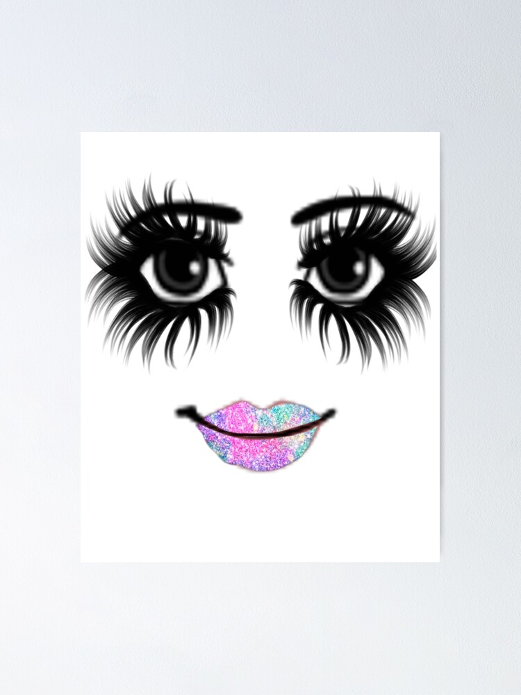 woman face roblox | Framed Art Print