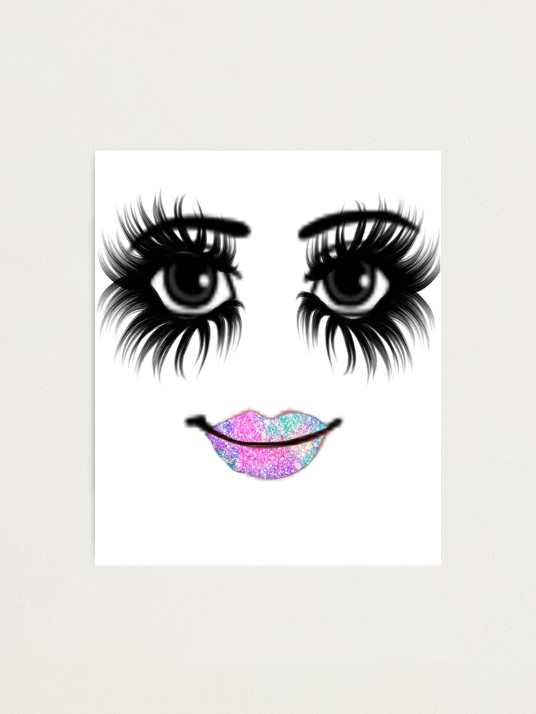 woman face roblox | Art Print