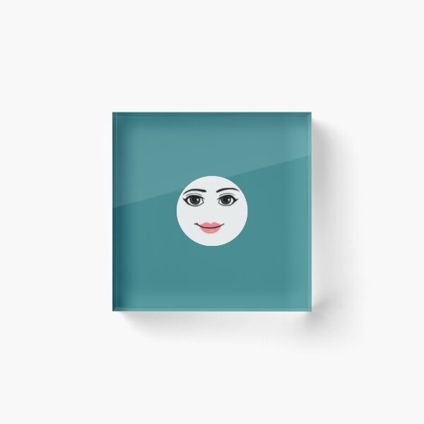 woman face roblox Sticker for Sale by Agankunje