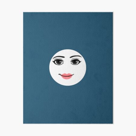 woman face roblox Art Board Print for Sale by CoreyArms