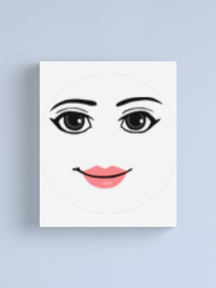 woman face roblox  Poster for Sale by CoreyArms