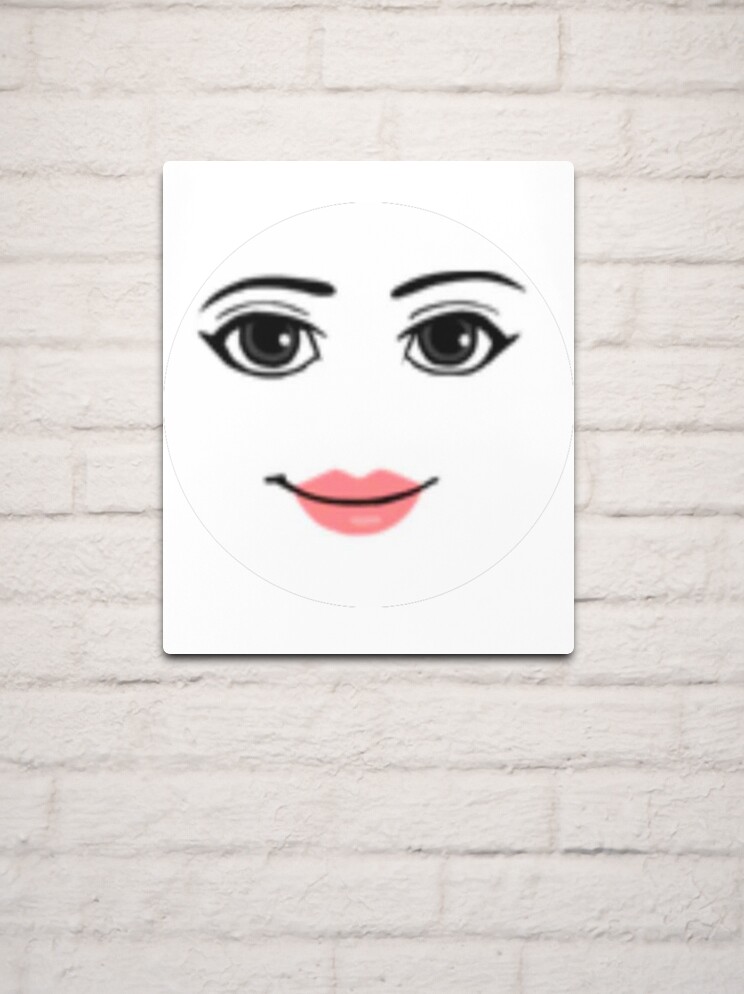 woman face roblox | Framed Art Print