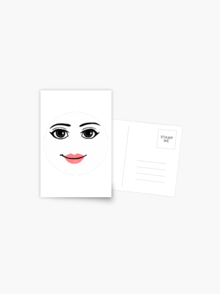 woman face roblox Greeting Card for Sale by CoreyArms