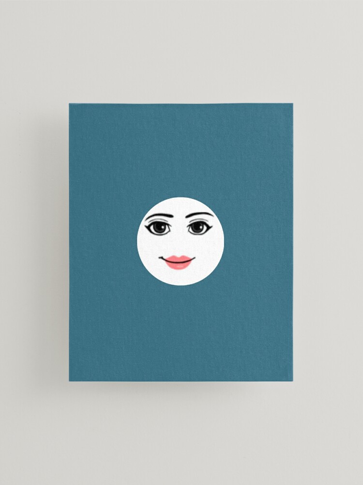 Roblox Default Female Face Smirking Smiling Meme  Greeting Card for Sale  by braelyncollettt