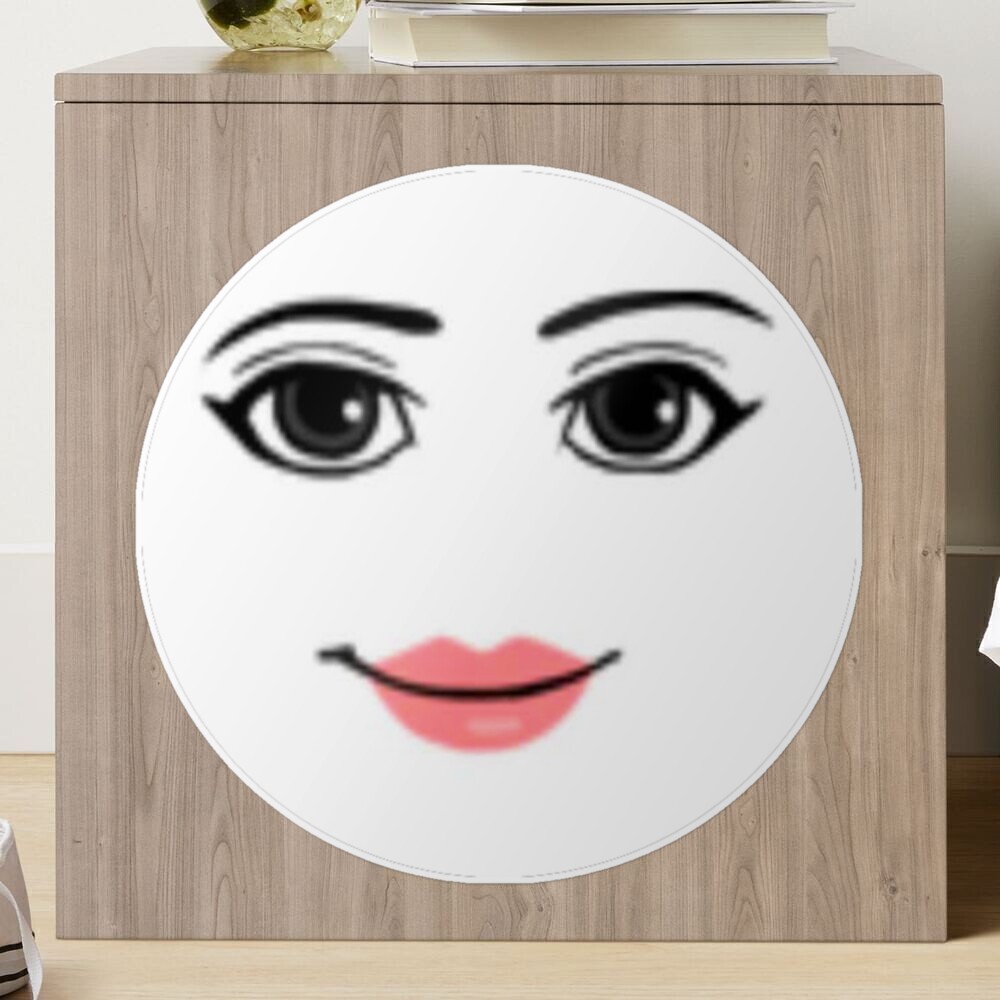 woman face roblox  Sticker for Sale by CoreyArms